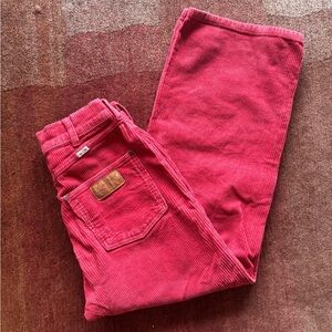Wrangler x Billabong Women's Red Cords - Sz 27